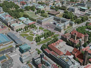 Stuttgart City, Germany (2020) 3D Model