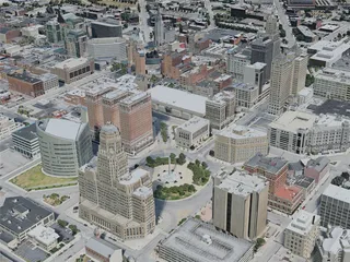 Buffalo City, NY, USA (2020) 3D Model