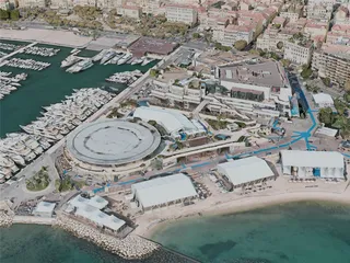 Cannes City, France (2020) 3D Model