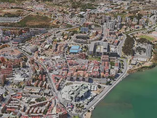 Algeciras City, Spain (2020) 3D Model