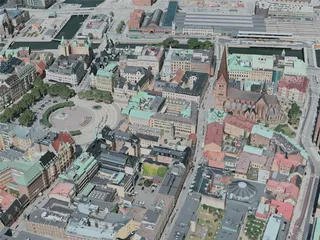 Malmo City, Sweden (2020) 3D Model