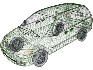 Mazda MPV (2000) 3D Model