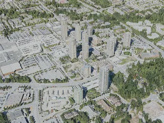 Coquitlam City, Canada (2020) 3D Model