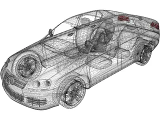 Volkswagen Jetta (2006) 3D Model