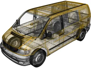 Mercedes-Benz Vito (1996) 3D Model