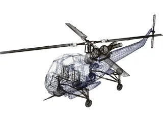 Westland Wasp 3D Model