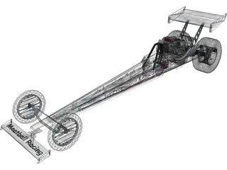 Dragster 3D Model