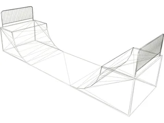 Ramp for Skeating 3D Model