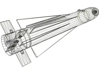 AGM-65K Maverick Missile 3D Model