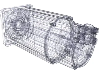 Bosch Rexroth Servo 3D Model