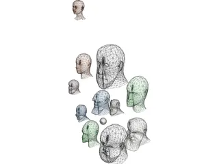 Heads 3D Model