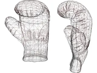 Boxing Gloves 3D Model