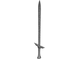 Two Handed Sword 3D Model