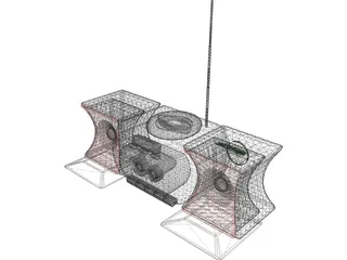 Radio 3D Model