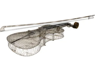 Violin 3D Model