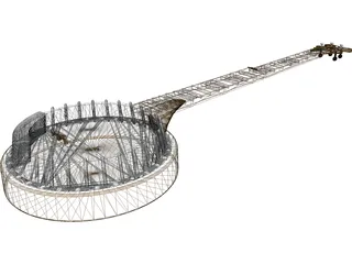Banjo 3D Model