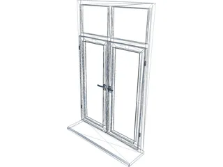 PVC Window 3D Model