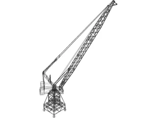 Port Crane 3D Model