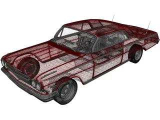 Chevrolet Impala SS (1962) 3D Model