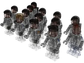 Lego Clone Troopers Mini Figures (2020) 3D Model