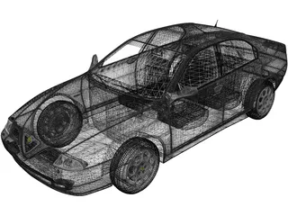 Alfa Romeo 166 (1998) 3D Model