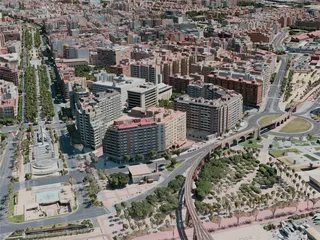 Almeria City, Spain (2020) 3D Model
