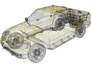 Ford Explorer Sport Trac (2003) 3D Model