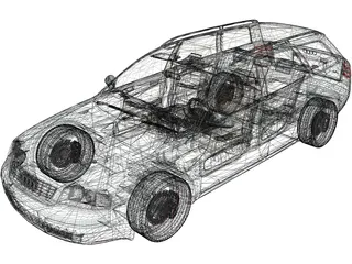 Audi A6 Avant (1998) 3D Model