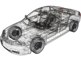 Audi A6 (1998) 3D Model