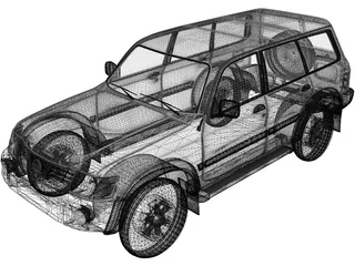 Nissan Patrol (2003) 3D Model