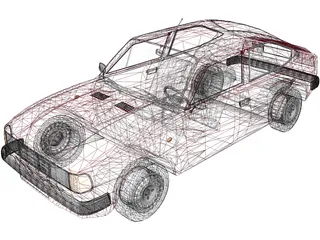 Skoda 105 (1985) 3D Model