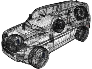 Land Rover Defender (2020) 3D Model