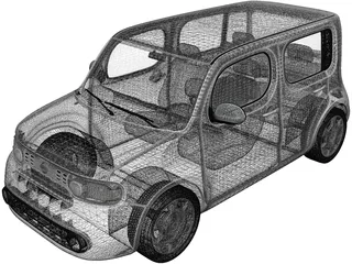 Nissan Cube (2010) 3D Model