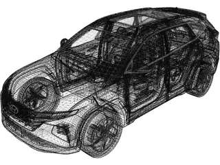 Hyundai Tucson (2021) 3D Model