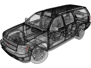 Chevrolet Suburban LT (2007) 3D Model