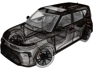 Kia Soul GT-Line (2021) 3D Model