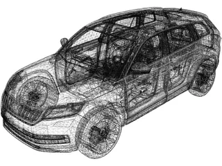 Skoda Kodiaq (2020) 3D Model