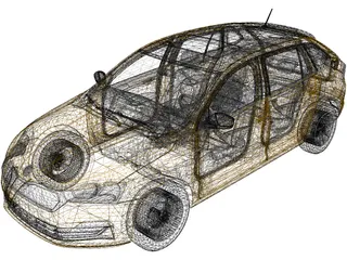 Skoda Rapid Spaceback (2020) 3D Model