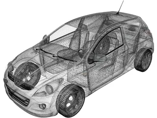 Hyundai i20 (2010) 3D Model