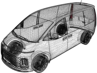Hyundai Staria Premium (2022) 3D Model