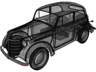 Opel Olympia (1938) 3D Model