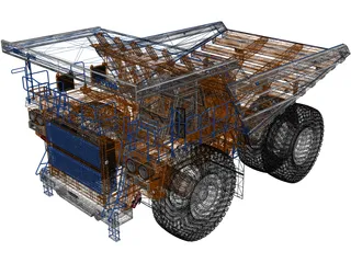 BELAZ 75180 (2014) 3D Model