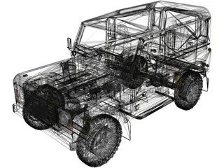 Land Rover Defender 90 3D Model