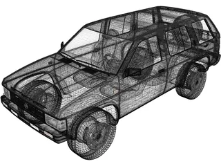 Nissan Terrano (1993) 3D Model