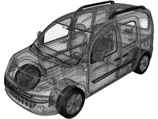 Renault Kangoo (2010) 3D Model