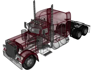 Peterbilt 379 (1987) 3D Model