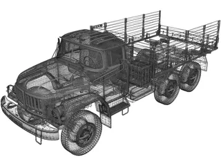 ZIL 131 (1966) 3D Model