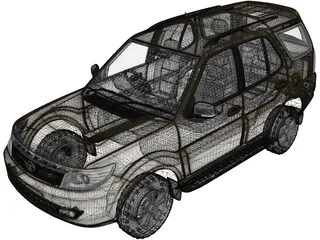 Tata Safari Storme (2015) 3D Model