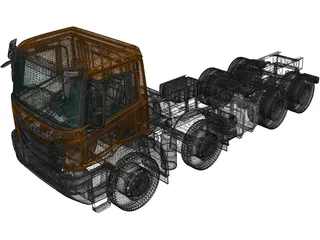 Iveco X-Way Chassis Truck (2020) 3D Model