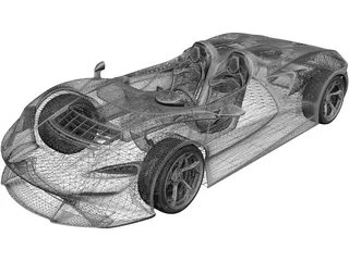 McLaren Elva (2021) 3D Model